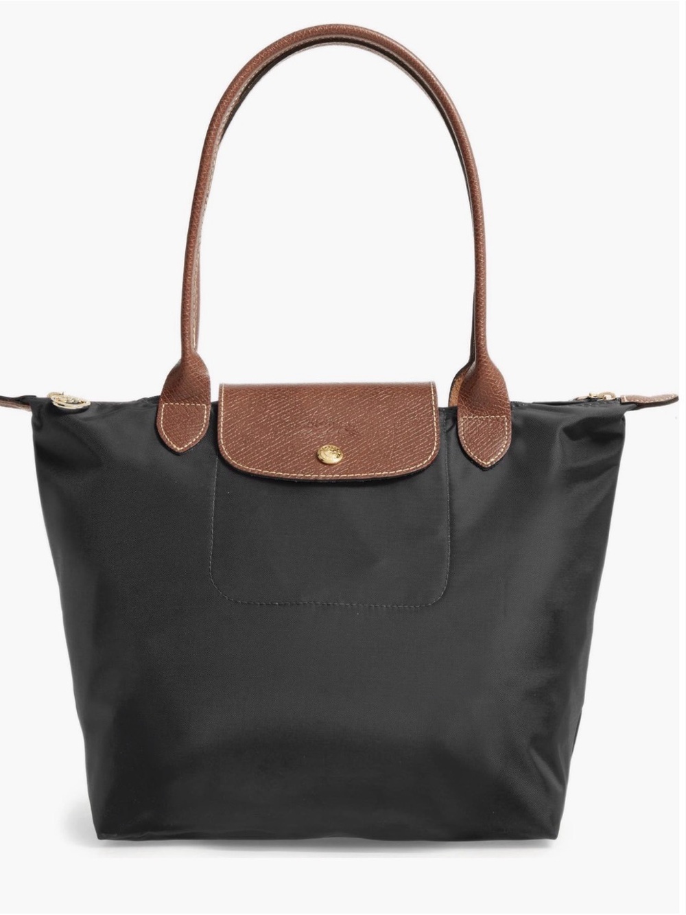 Longchamp Le Pliage Medium Nylon Tote Black
